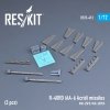 RESKIT RS72-0413 R-40RD (AA-6 ACRID) MISSILES (2 PCS) (3D PRINTED) 1/72
